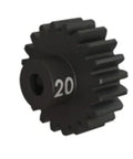 20 Tooth Hardened Steel Pinion Gear for 3mm Shafts 32 Pitch RC Car Upgrade with Set Screw Heavy Duty Pinion