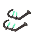 Heavy Duty Cast Iron Wall Mount Hooks for Hanging Towels Coats and Bags, 110x58mm, with quick fix screws