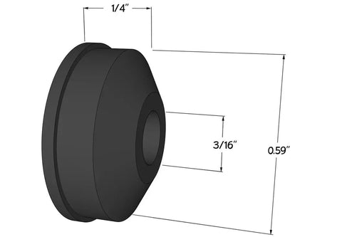 CD and DVD Wheel Spacers Twenty Pack for Mousetrap Cars and Rubber Band Racers, Converts Hole to Three Sixteenth Inch Axle.
