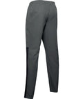 Back view of Mens Woven Vital Workout Pants With Ripstop Fabric Regular Fit Joggers Windbreaker Style Lightweight Construction Slim Leg Design