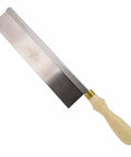 Heavy Duty 10 Inch Dovetail Saw With Rock Solid Beech Handle And Razor Sharp Steel Blade delivering precise cuts.