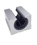 Heavy Duty Linear Motion Ball Bearing Slide Block Bushing with internal ball bearing for industrial automation and machine shop builds.