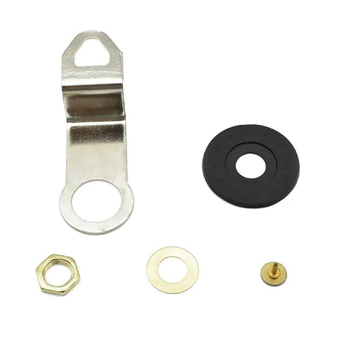 Components of 55mm Diy Quartz Wall Clock Movement Replacement Kit With 115mm Hands For Easy Diy Clock Repairs And Custom Projects