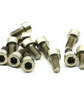 Badass Grade 2 Beefy Titanium M6 Hex Head Bolts 75Mm Long Din912 Standard For Dirt Bike Frame Rig and Custom Build Mounts Heavy Duty Smooth Non Knurled Fastener Parts Grey in a group.