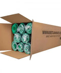 Heavy Duty Silent Vapor Barrier Underlayment For Vinyl Flooring 1.2mm Thick Moisture Shield 8 Roll Bundle in box.