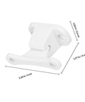 Stylish Universal Nylon RV Door Catch With Fixed Hook For Easy Setup And Secure Hold Inside Your Camper Or Motorhome Adds Sleek Modern Upgrade, white nylon material, 2.36 in length, 1.57 in width.