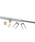 Top Shelf G77023M Platen Roller Assembly Straight Drop In Fit For Zebra Z4000 S4M Z4M Plus with installation parts.