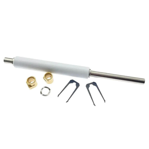 Top Shelf G77023M Platen Roller Assembly Straight Drop In Fit For Zebra Z4000 S4M Z4M Plus with installation parts.