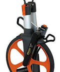 Dead Reliable Pro 12 Point 5 Inch Rolling Measuring Wheel For Land Surveying And Outdoor Construction Works Featuring Trigger Stop and Seamless Metric to Imperial Tracking Totally Built Like a Tank For Rough Trail Terrain And Arrives With Carry Case.
