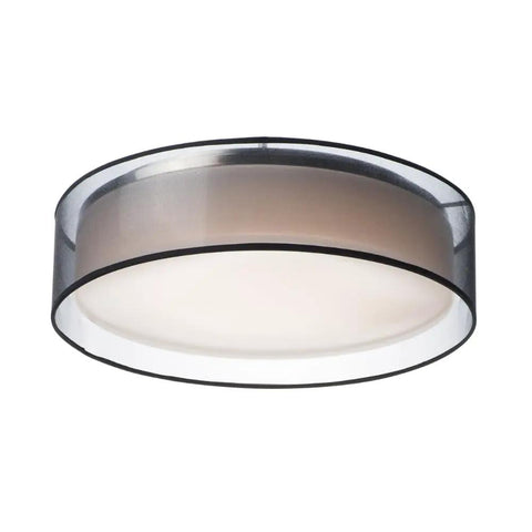 Three Light Modern Flush Mount Ceiling Light With Low Profile, WO Finish, durable steel frame, contemporary home lighting