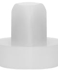 Silent Glide Swivel Rocker Chair Bumpers Built With Hella Durable Nylon Floor Protectors Featuring A Wide 1/2 Inch Foot And A Tight 1/4 Inch Stem To Keep Your Outdoor Setup Rolling Smooth In A Clean White 25 Pack - Close-up view of a single white nylon bumper with a round base and cylindrical stem.