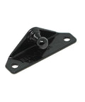 Heavy Duty 10mm Ball Stud Mounting Brackets Pack Of Four Built Tough As Nails With A Slick Black Powder Coat. Close-up of a black bracket.