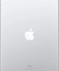 Pre Owned Seventh Gen Ten Point Two Inch Wireless Tablet Thirty Two Gb Storage Silver Body Touch Id Sensor A10 Fusion Processor Mean Performance Slick Aluminum Panel Sweet Deal For Binging Shows And Homework back view