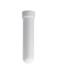 Top Shelf Heavy Duty PTFE Centrifuge Test Tubes 35ml Featuring Slick Screw Cap Design Pro Grade Chemical Resistance Lab Vials in white.