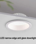 iumLeap 12 Pack Recessed LED Downlight - 3/4/5/6 Inch Anti-Glare Spotlights with Baffle Trim - 7W/12W/20W/30W White Ceiling Lighting for Bedroom, Kitchen, and More, 20w-White Light, narrow edge design