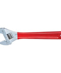 Adjustable Drive Wrench With Extra Capacity Jaw For Big Jobs Forged Alloy Steel Construction High Polish Chrome Finish Tool