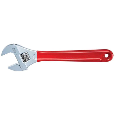 Adjustable Drive Wrench With Extra Capacity Jaw For Big Jobs Forged Alloy Steel Construction High Polish Chrome Finish Tool