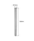 Two Pack 12mm X 150mm Linear Motion Rod Shaft Guide Built To Last Top Notch Hardened Chrome Plated Steel Rail For 3D Printer And CNC Machine