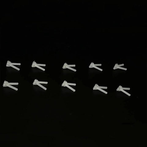 10 Pieces RC Airplane Plastic Needle Hinge Pins for RC planes and helicopters, DIY model aircraft wing fixing parts, foam board replacement