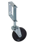 Heavy Duty Gate Caster Zinc Wheel With Spring Shock Absorber, Rubber Wheel, Sturdy Metal Body, Ideal For Large Gates