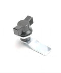 Quarter Turn Cam Lock For Mailboxes And Cabinets, Zinc Alloy Head Wing Type, Non Key Retaining, Reversible Stop Cam, Tough As Nails Rustproof