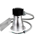 Westgate 4" LED Recessed Light, 14W/20W/27W, CCT Selectable with silver casing and black heat sink, wiring included.