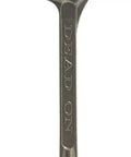 Close-up of handle with 'DEAD ON' text on Workhorse 22 Ounce 18 Inch Steel Smooth Face Hammer With Zero Vibe Vibration Reduction Magnetic Nail Set Front Of Head Nail Pull I Beam Construction Strong Shaft Aerodynamic Design For Pro Framing And Quick Drives.