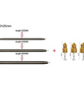 Dude, this awesome PVC Pipe Bender Spring Set And PPR Thread Repair Drill Bit Kit Is Total Game Changer For Plumbing Pros. Includes three spring tools, 420mm to 460mm.