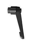Kickass M10 Toggle Clamp Lever With Smooth Push Button Quick Release System Built From Tough Plated Steel For Snappy Workbench Adjustments and Zero Hassle Clamping Action Every Day, side view of lever arm.
