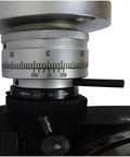 Close-up of 6 Inch Rotary Table For Milling Machine Tools, Horizontal And Vertical Mount, 360 Degree Graduated Dials, Heavy Duty Workhorse