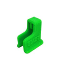 Neon Green Magazine Speed Loader for CZ 457, 512, 452, 455, 453 and Savage Mark II, 3D-printed biopolymer, side view