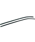 Chevrolet Corvette Lower Window Seal Kit Outer For Coupe Driver Side And Passenger Side 1969 Through 1982 Weatherstrip Belt Line Replacement With OE Style Construction For Peak Quality, showing two black window seals.