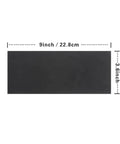 Get Fresh 100 Pc Assorted Wet Dry Sanding Sheets Sized At 9x3 8 Inch for Wood Metal Polishing and DIY Projects, 9x3 inch black sanding sheet shown.