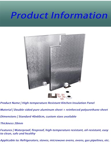 Heat Resistant Insulation Panel For Kitchen Appliances A Tough High Temperature Shield For Oven Stove Microwave And Refrigerator