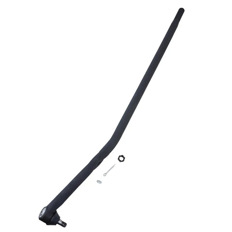 Front Right Drag Link For Ford E Series Vans E 250 E 350 E 450 Econoline Inner Tie Rod End Replacement Kit With Durable Steel Construction And OE Fitment Direct Bolt In Easy Install For Quick Fit And Long Lasting Performance, black steel steering linkage with hardware