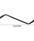 Black Metal Bicycle Training Handle, Nonslip Kiddo Friendly Bicycle Training Handle With Secure Mounting System, 7cm Width