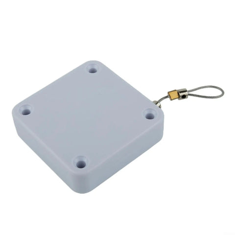 Punch-Free No-Drill Automatic Sliding Door Closer 1200G With Quiet Auto Return, Easy Setup For Glass, White Finish, top view