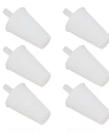 Awesome 20Pc Adfaga Silicone Seal Plugs Kit For High Heat Anodizing And Painting. Durable Industrial Grade Tapered Stoppers Resist Cracking And Hardening Up To 500F Temp Great For Surface Treatment Jobs You Need Right Now. white silicone tapered plugs, set of 6