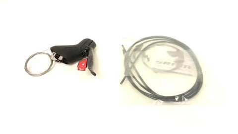 Rival 10 Speed DoubleTap Right Shift And Brake Lever With Carbon Fiber Lever Blade and cables, lightweight aluminum build