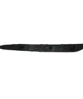 Snag This Tight Fitment Replacement Rear Bumper Reflector For Passenger Side 2016 To 2021 Tesla Model S, black plastic lens view.