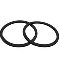 Top Shelf O Ring And Seal Rebuild Kit Compatible With Johnson Evinrude 35 40 48 50 Hp Outboard Motors, two black rubber seals.