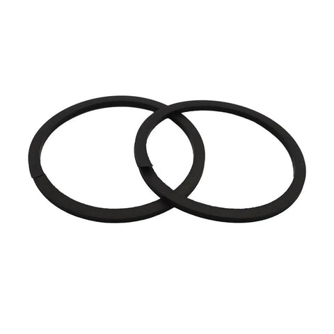 Top Shelf O Ring And Seal Rebuild Kit Compatible With Johnson Evinrude 35 40 48 50 Hp Outboard Motors, two black rubber seals.