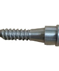 Universal Woodworm Screw Kit For Wood Lathe Chucks with a steel screw featuring multiple threads for secure grip.