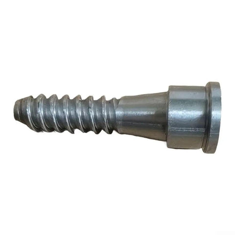 Universal Woodworm Screw Kit For Wood Lathe Chucks with a steel screw featuring multiple threads for secure grip.