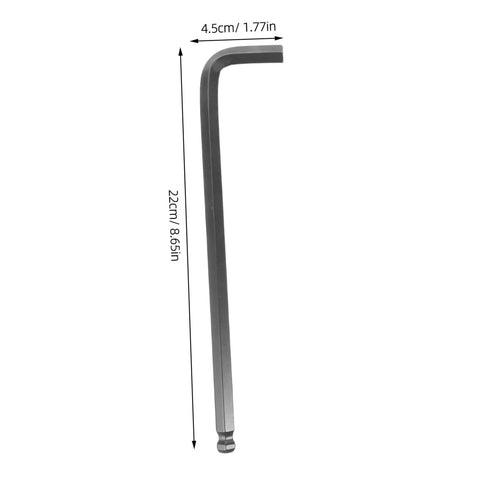 Super Cool L Shaped Hex Wrench Set With Ergonomic Grip And High Carbon Steel Build For Tough Bike Repairs And Home Fix-Ups 22cm close-up