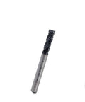 Roughing end mill, HSS square-nose, 4-flute, 1/4 in shank, 3/4 in flute length