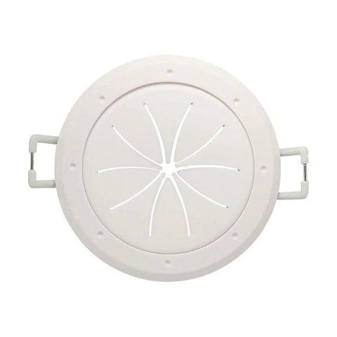 Speedy’Z 2-inch white round cable pass-through port with spring-lock clamps