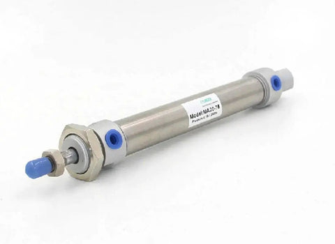 Double Acting Pneumatic Stainless Steel Small Cylinder 40mm Bore 40mm Stroke Tie Rod Mini Air Cylinder with connectors