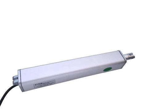 Heavy Duty 4 Inch Linear Actuator With 100mm Stroke, 12V Or 24V DC Motor, 700N Maximum Lift, 15mm Per Second Speed, Includes Mounting Brackets