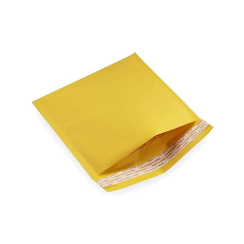 5 Pack 7.25 By 8 Inch Kraft Bubble Mailers Self Sealing Peel And Stick Padded Shipping Envelopes For Safe Bulk Mailing CD Size Great For Small Parcels Documents CDs And Jewelry, open view